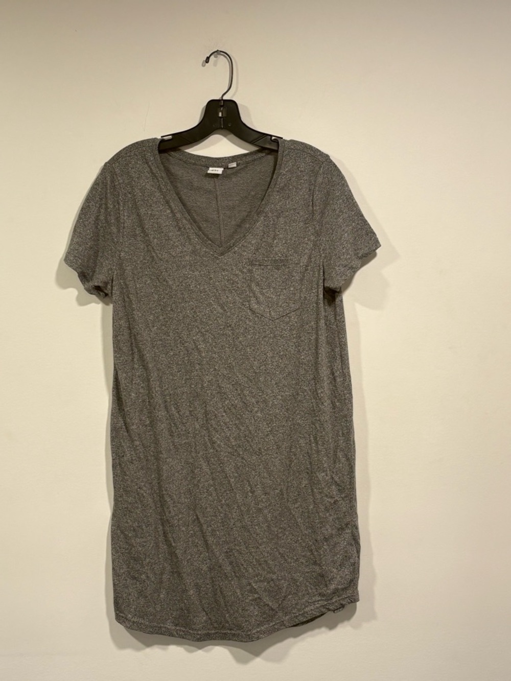 GAP Women's Heather Gray V-Neck Sleep Shirt